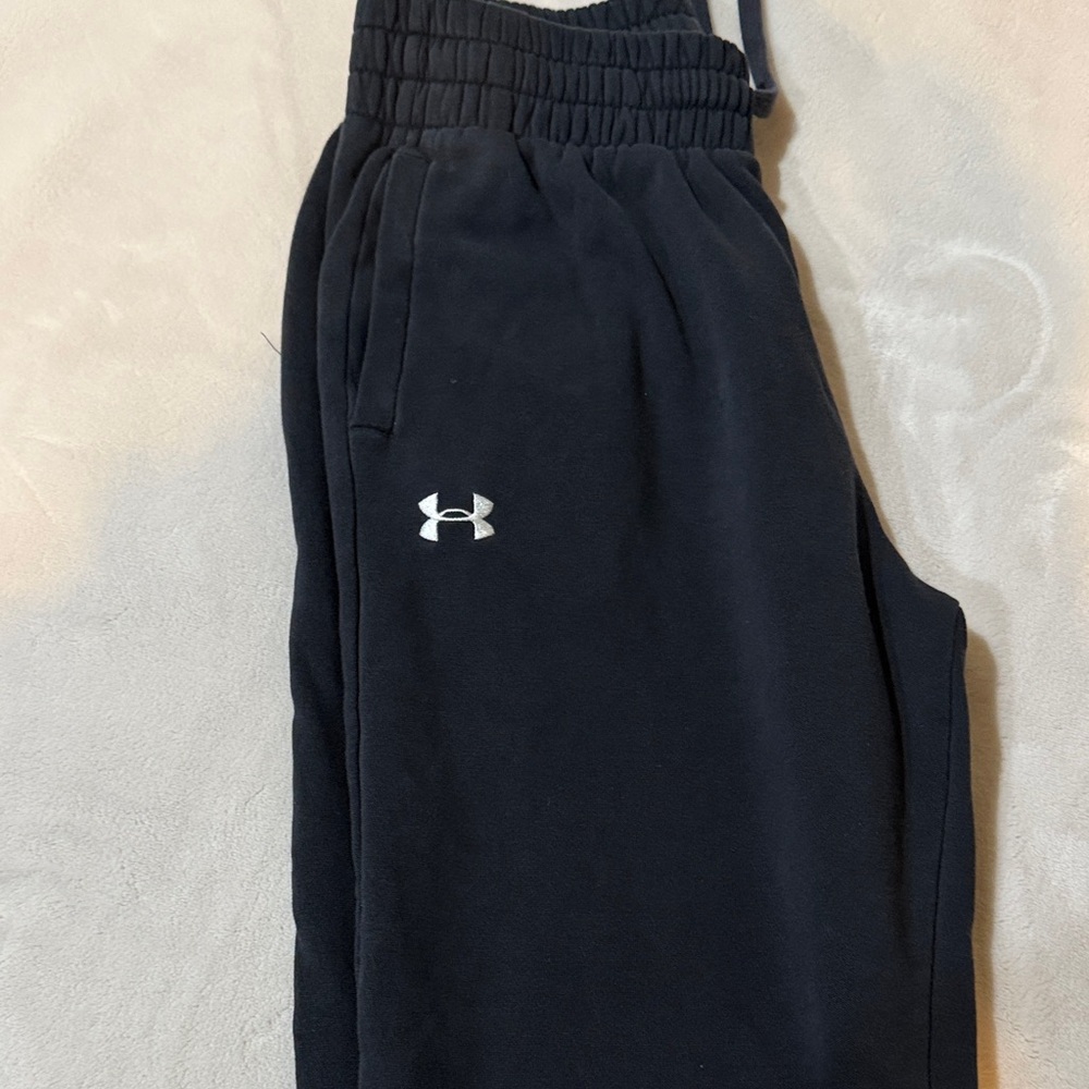 Under Armour Kids Dark Joggers with Logo
